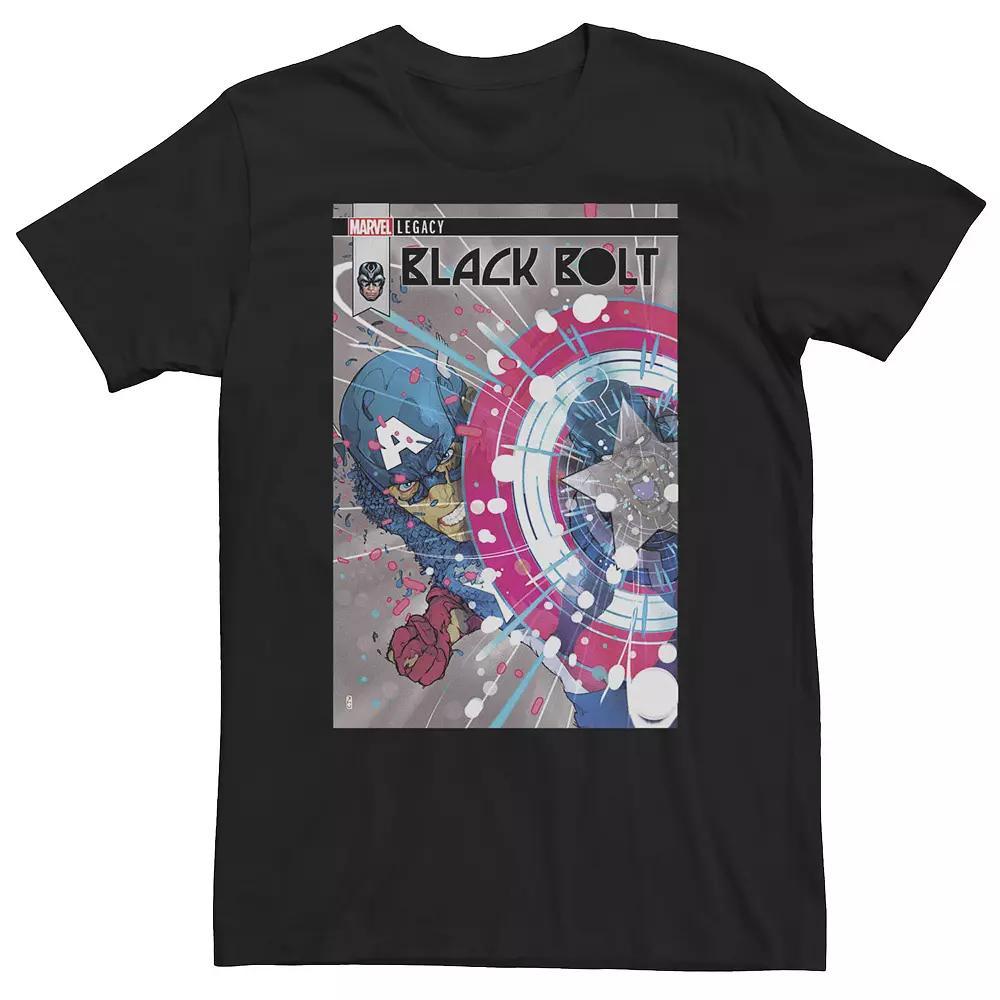 Big & Tall Marvel Black Bolt Confronts Captain America Comic Tee, Men's, Size: 5XL Product Image