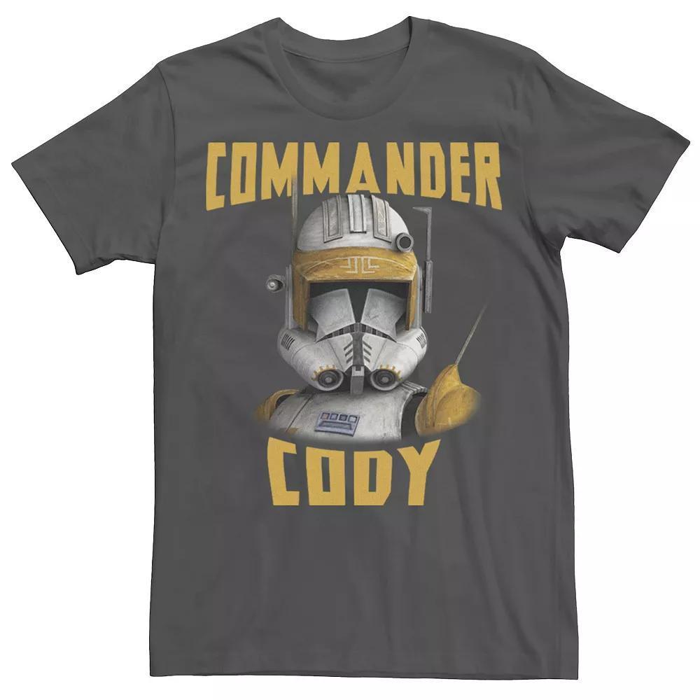 Men's Star Wars: Clone Wars Commander Cody Big Face Tee, Size: XL, Grey Product Image