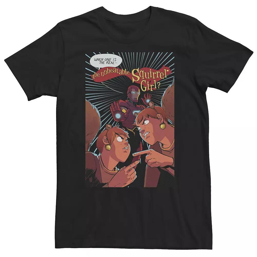 Big & Tall Marvel Squirrel Girl Comic Cover Tee, Men's, Size: 3XL, Black Product Image