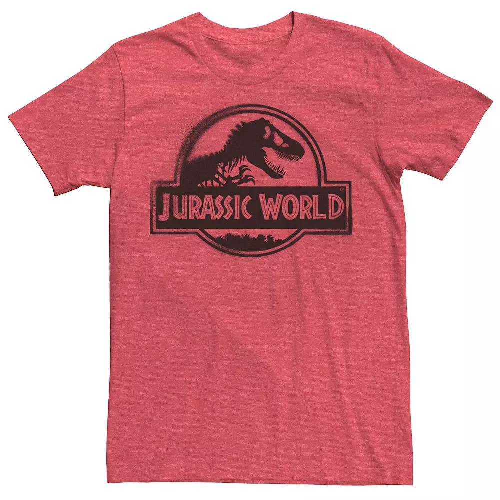 Men's Jurassic World Two Black Spray Paint Logo Tee, Size: Medium, Kelly Product Image