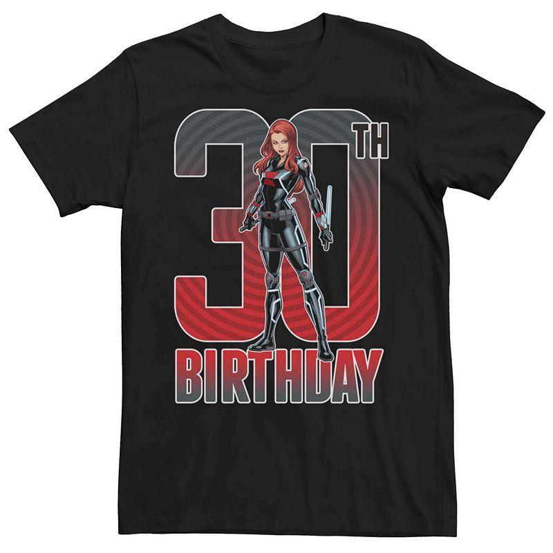 Men's Marvel Black Widow 30th Birthday Tee, Size: XXL Product Image