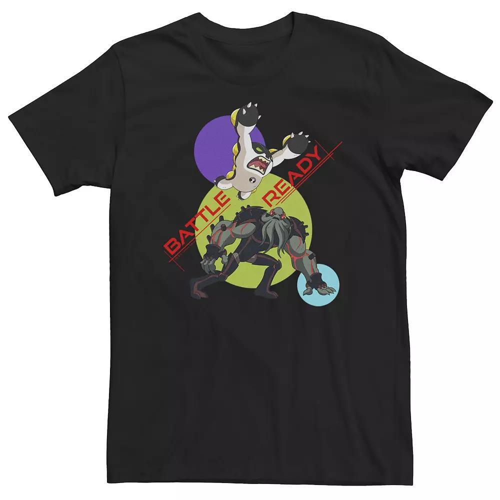 Big & Tall Cartoon Network Ben 10 Battle Ready Group Shot Tee, Men's, Size: Large Tall, Black Product Image