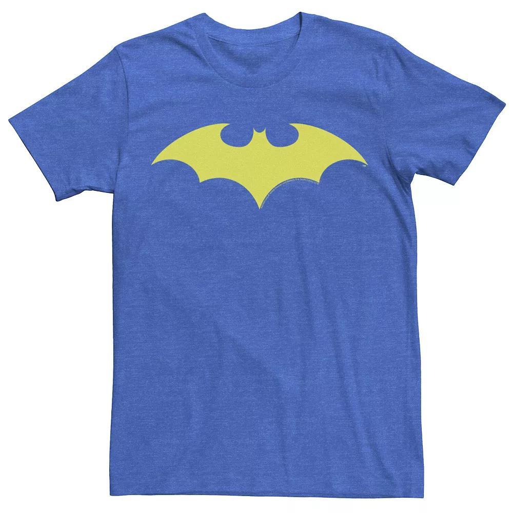 Men's DC Comics Batman Modern Chest Logo Tee, Size: 3XL, Royal Grey Product Image