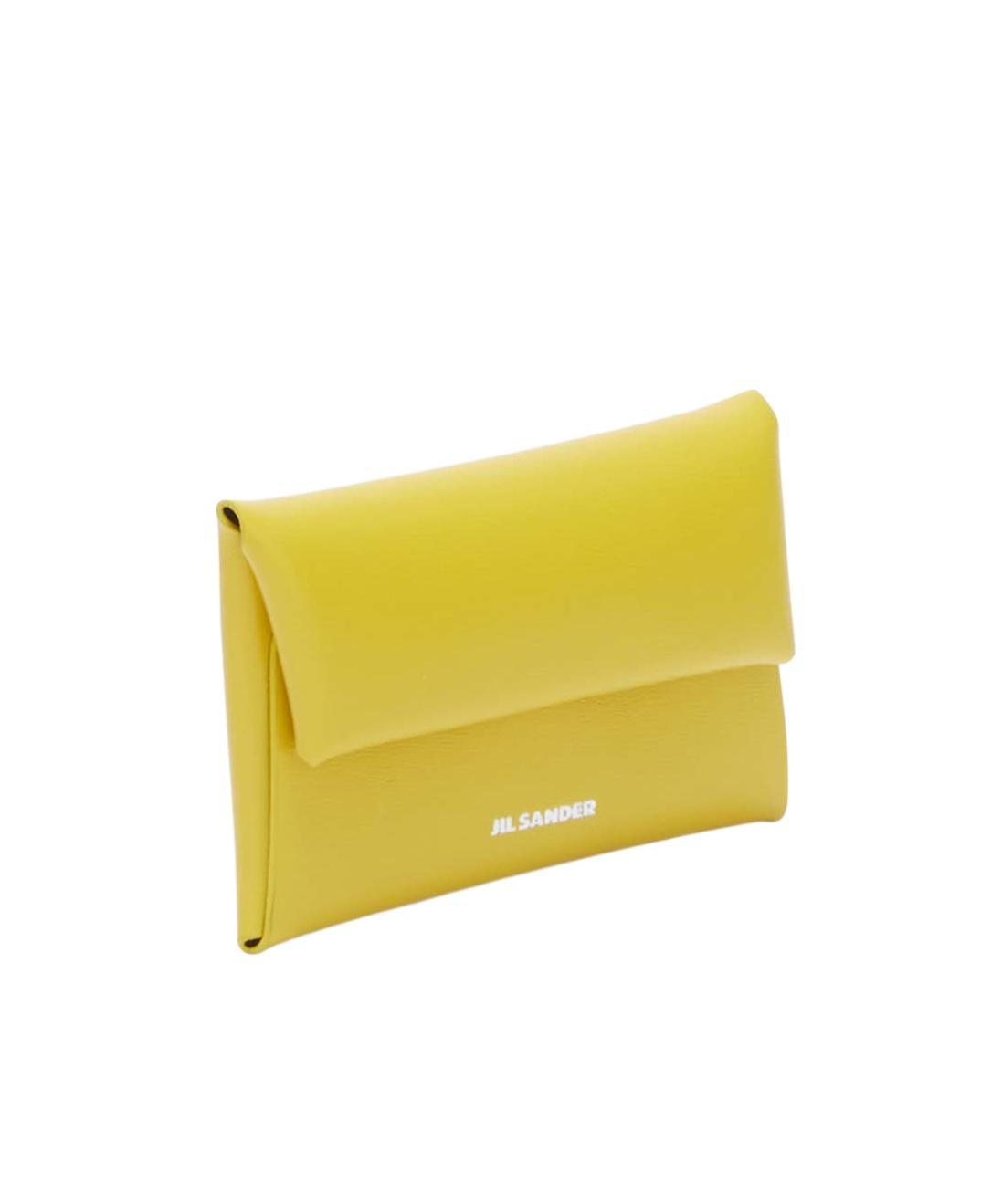 JIL SANDER Coin Purse In Yellow Product Image