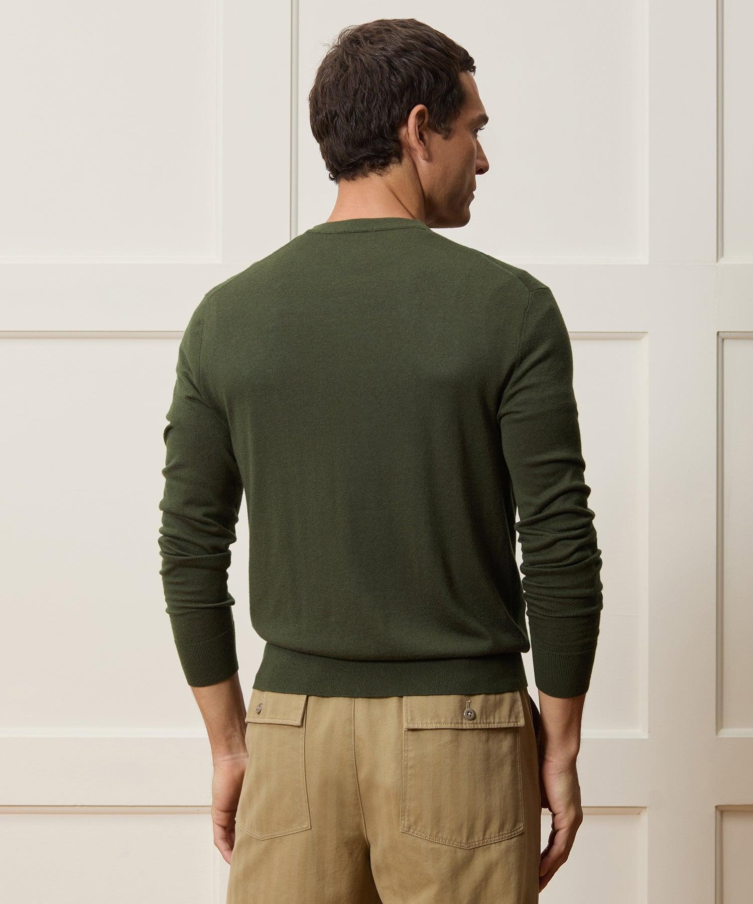 Silk-Cashmere Crewneck Sweater Product Image