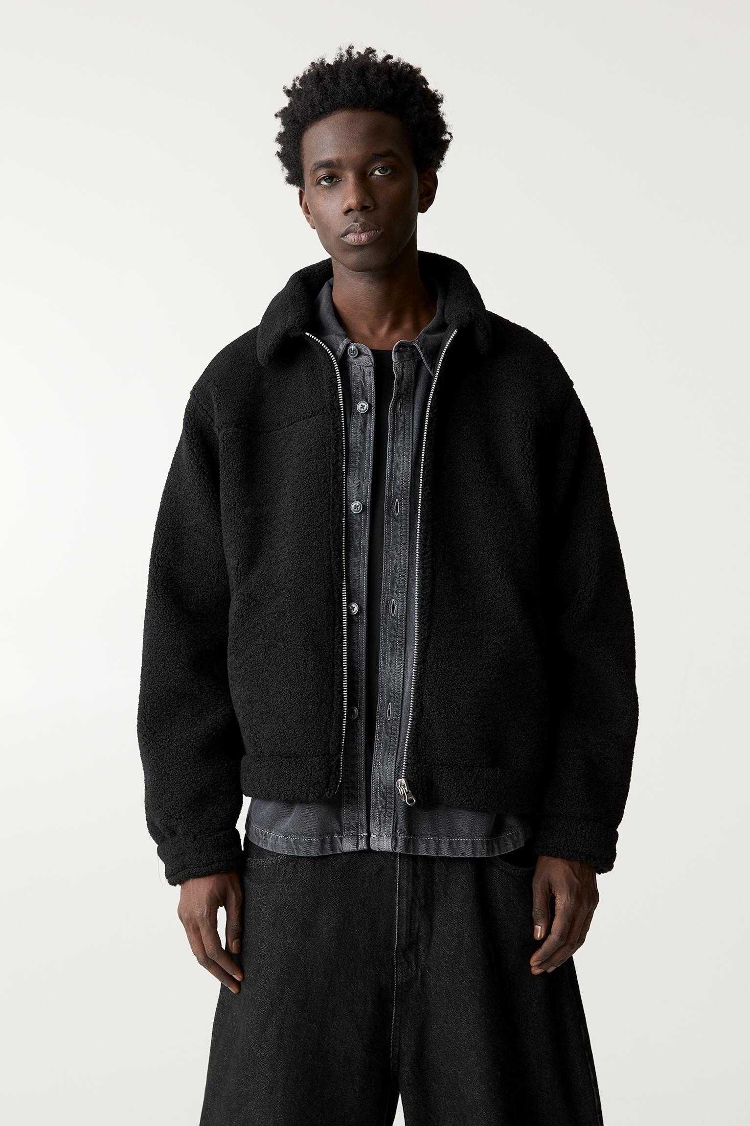 Faux shearling jacket Product Image