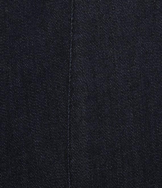 Intro Nia Hollywood Waist Seam Detail High Rise Straight Leg Pull-On Denim Pants Product Image
