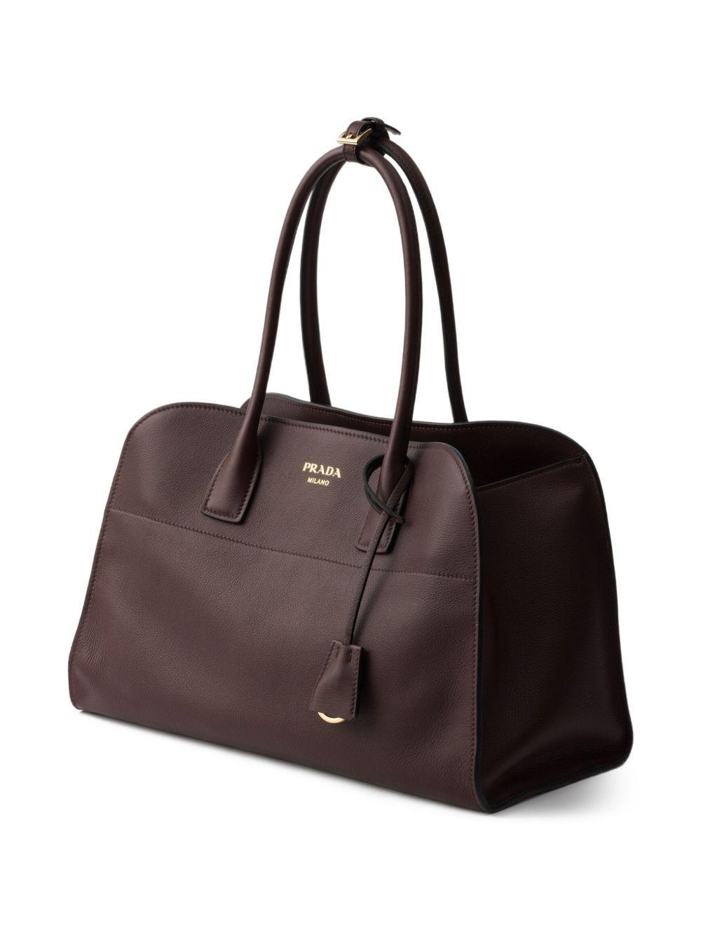 large leather tote bag Product Image