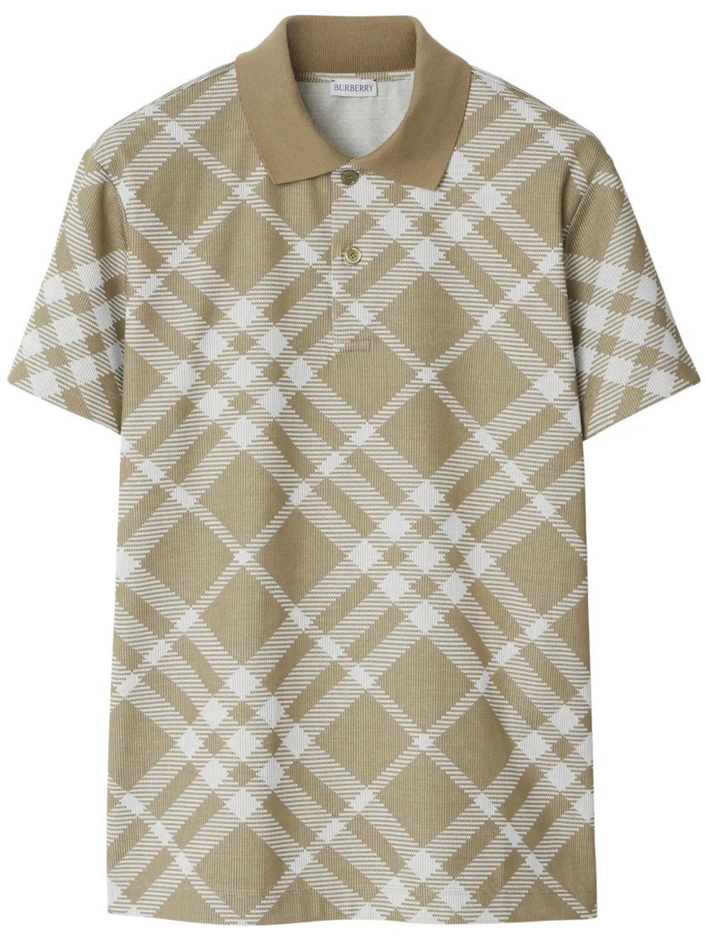 short sleeve cotton-blend polo Product Image