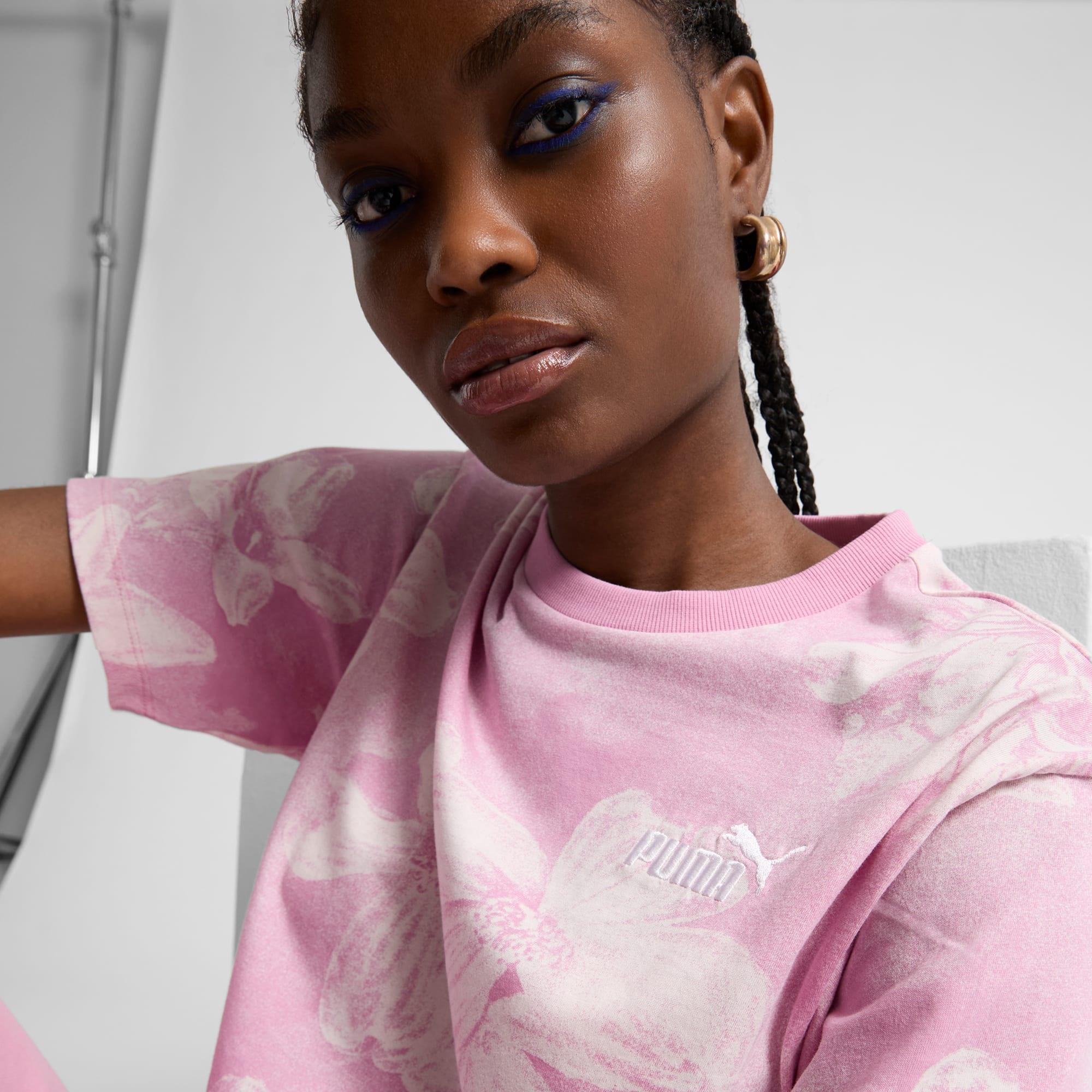 ESS+ Floral AOP Women's Tee Product Image
