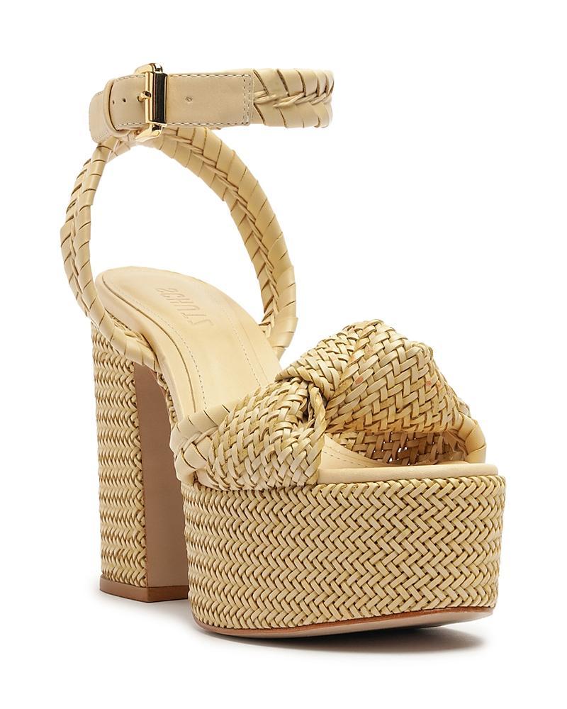 Schutz Khari Woven Platform Heel Womens at Urban Outfitters Product Image