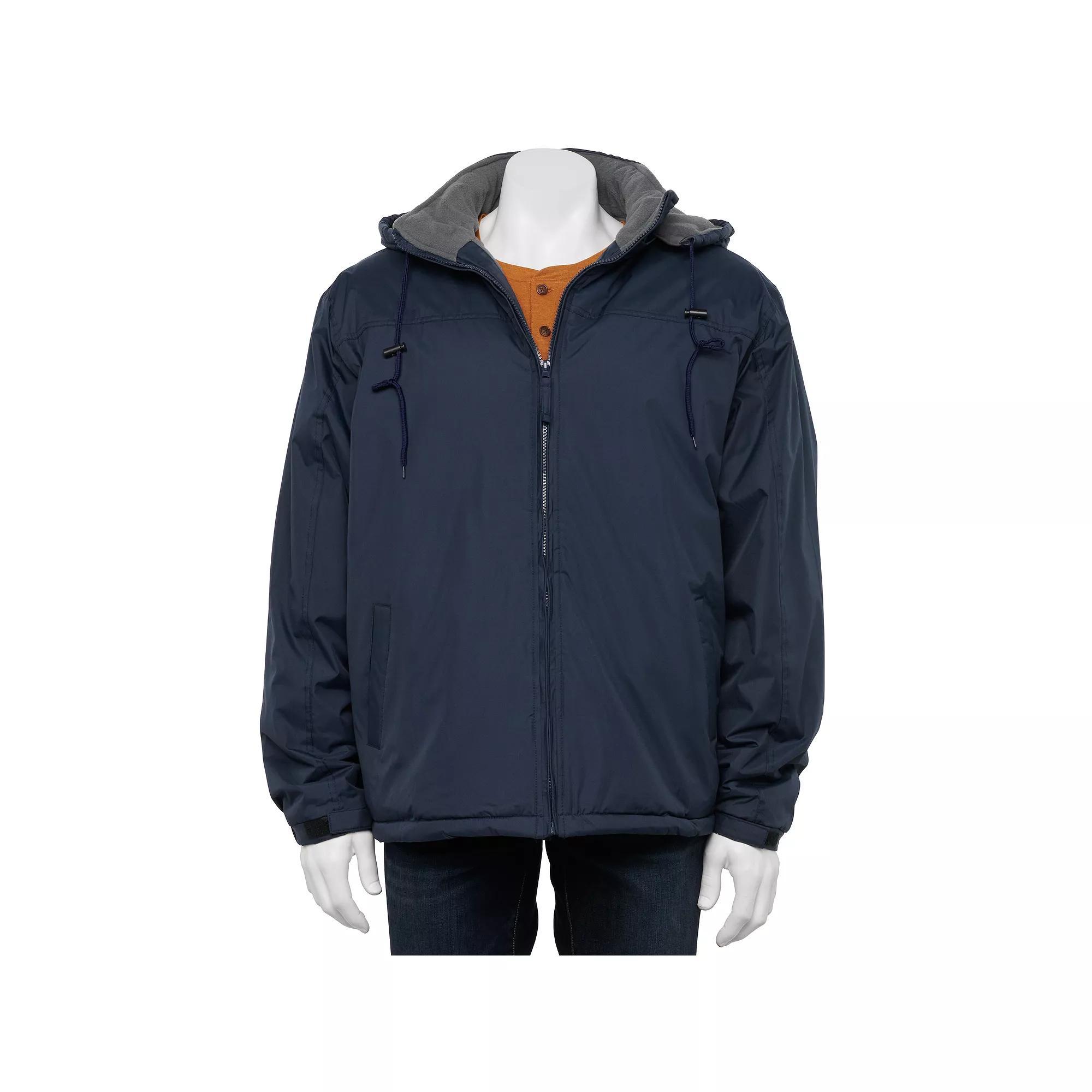 Men's Victory Outfitters Fleece-Lined Hooded Jacket, Size: XXL, Blue Product Image