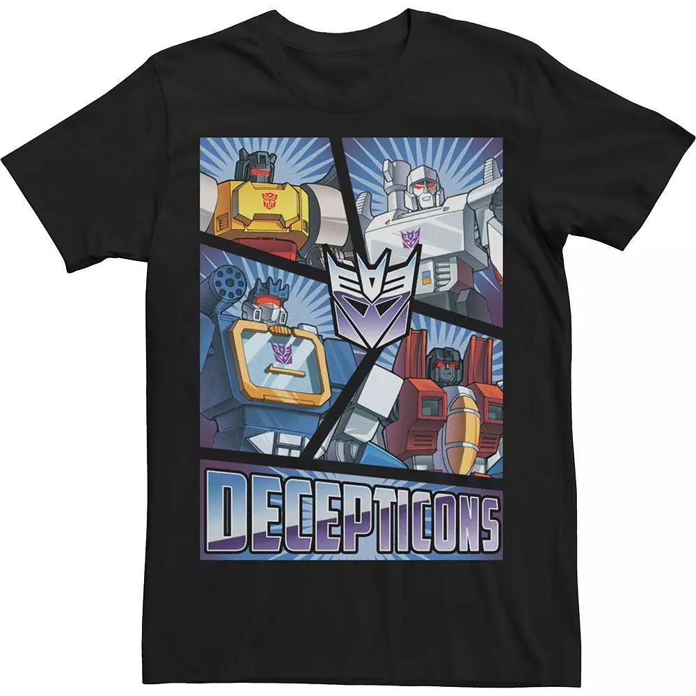 Men's Transformers Decepticons Panels Tee, Size: Medium, Black Product Image