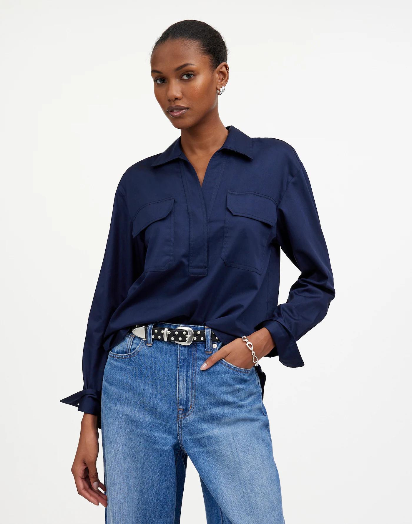 Utility Long-Sleeve Popover Shirt Product Image