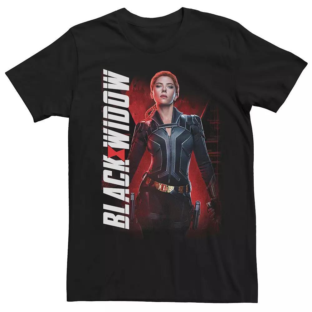 Men's Marvel Black Widow Movie Portrait Tee, Size: XL Product Image