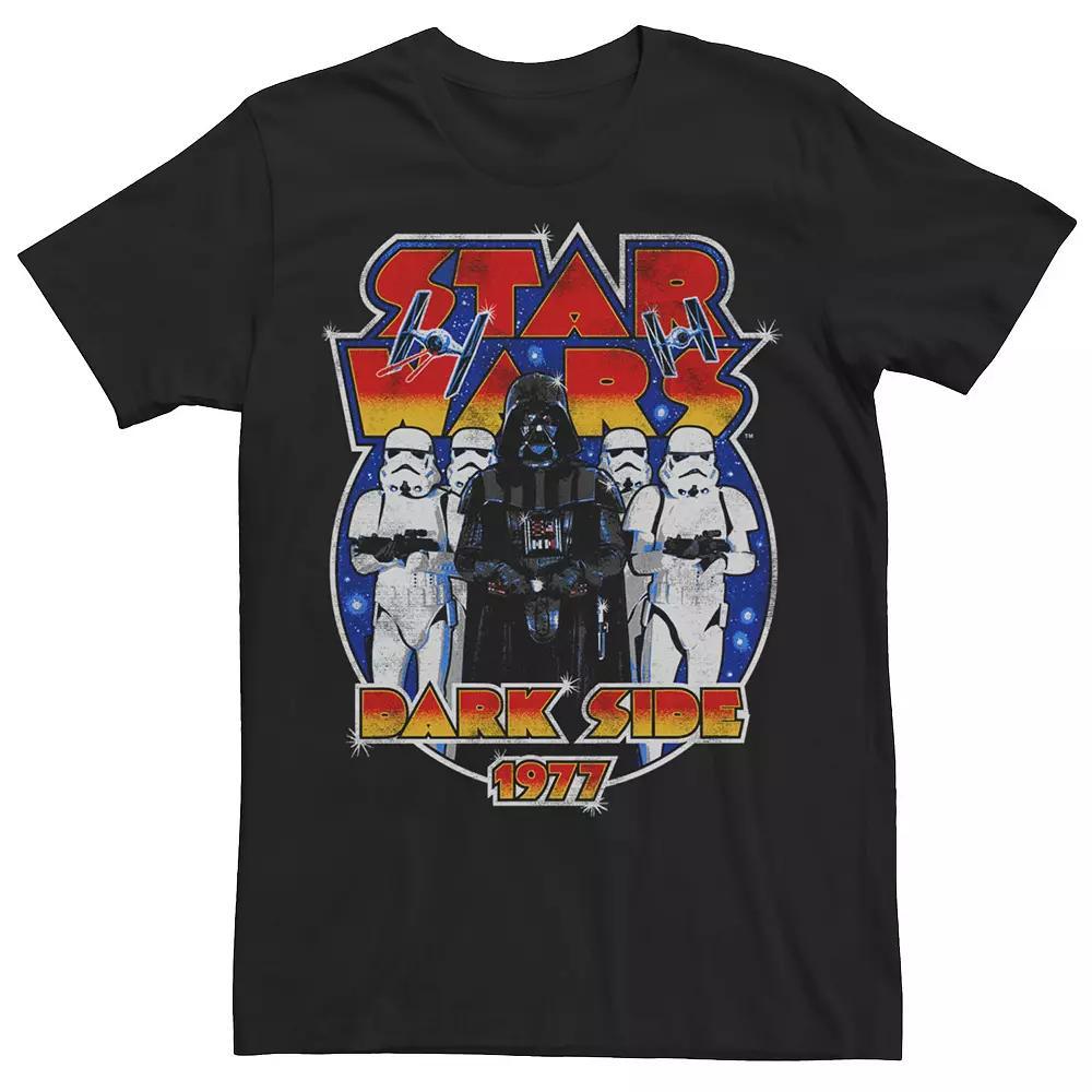 Men's Star Wars Vader and the Troopers 1977 Dark Side Rock Tee, Size: Large, Kelly Grey Product Image