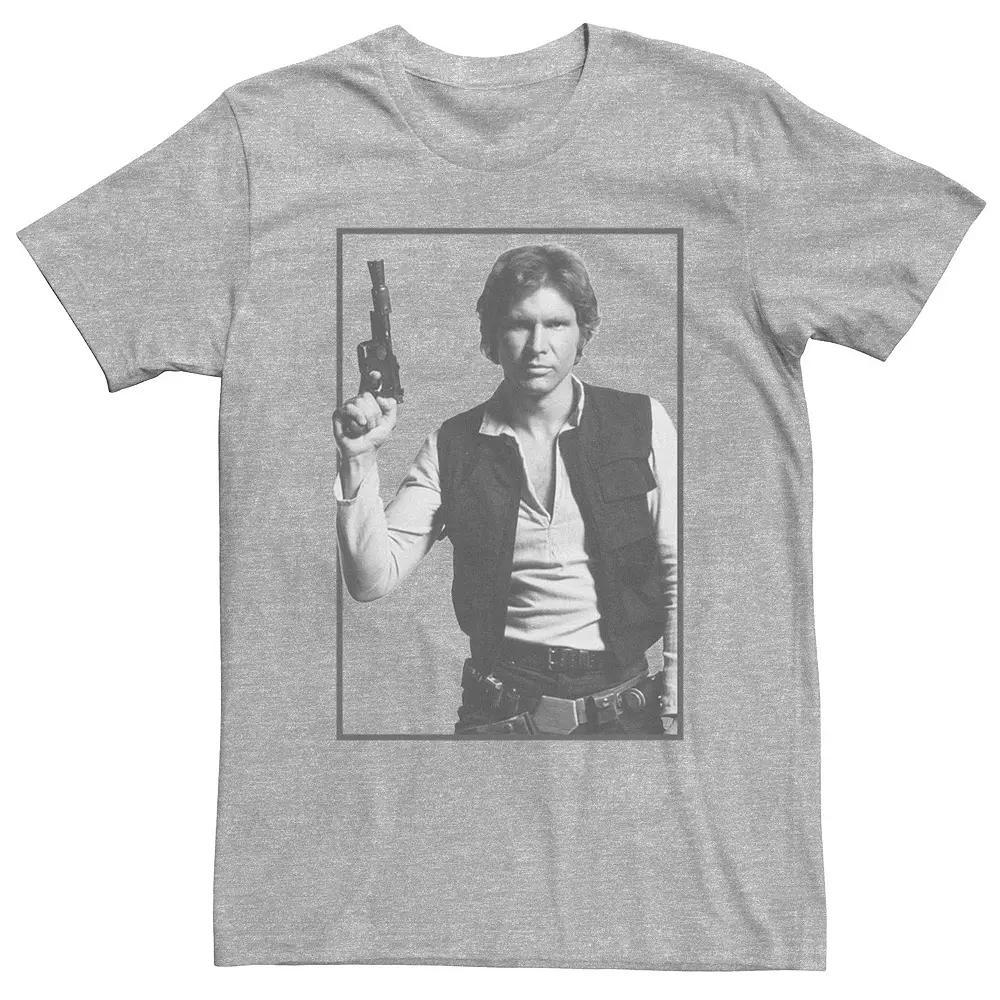 Men's Star Wars Box Solo Graphic Tee, Size: Large, Athletic Grey Product Image