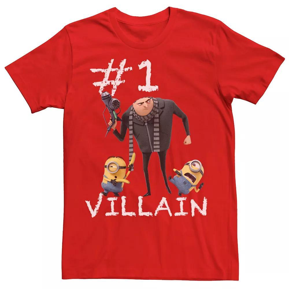 Men's Despicable Me Minions High School Most Likely To Photo Grid Tee, Size: XXL, Red Product Image