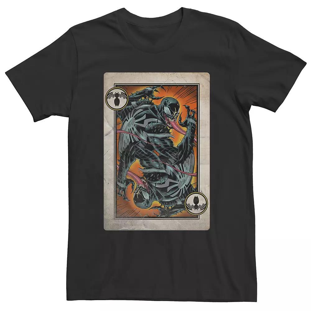 Men's Venom Playing Card Tee, Size: XXL, Black Product Image