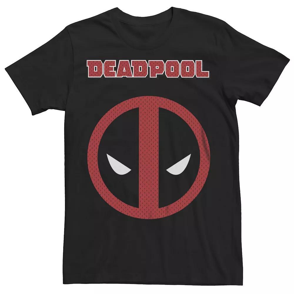 Men's Marvel Comics Retro Deadpool Logo Mesh Graphic Tee, Size: XXL, Black Product Image