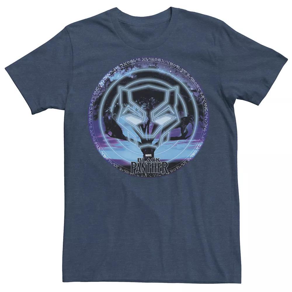 Men's Marvel Black Panther Tree Panthers Graphic Tee, Size: XL, Navy Grey Product Image