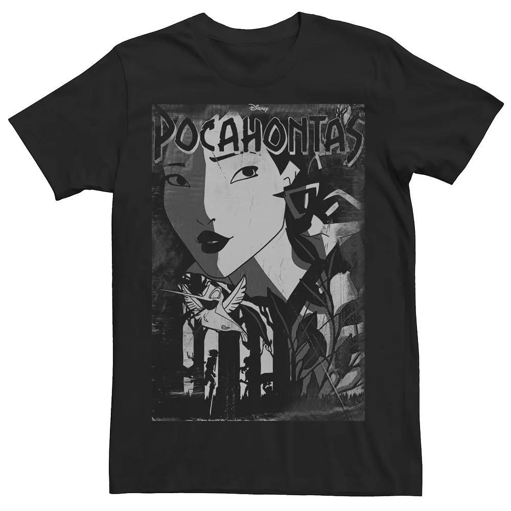 Disney's Pocahontas Men's Black And White Poster Tee, Size: Medium Product Image