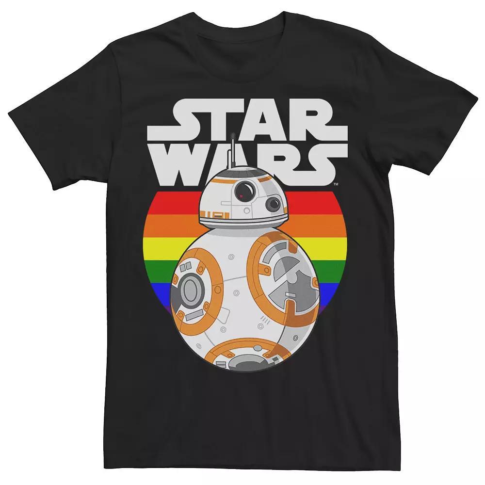 Men's Star Wars Rainbow Circle Tee, Size: Medium, Black Product Image