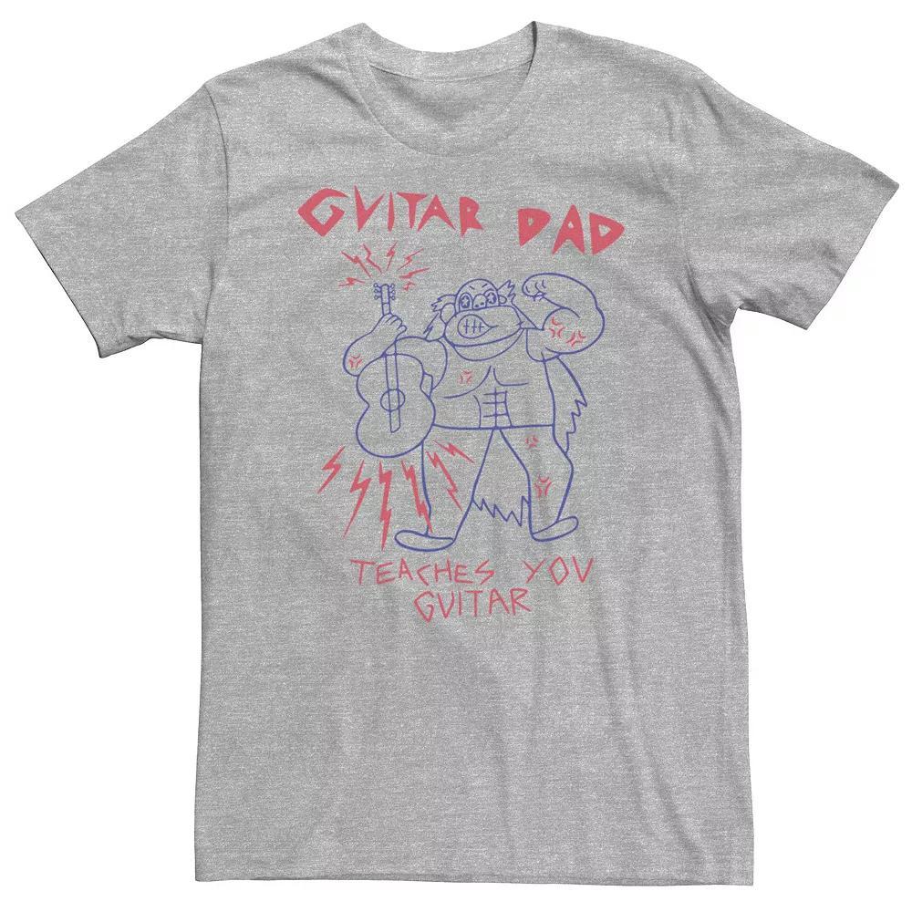 Men's Jurassic Park T-Rex In Car Side Mirror Tee, Size: XL, Royal Grey Product Image