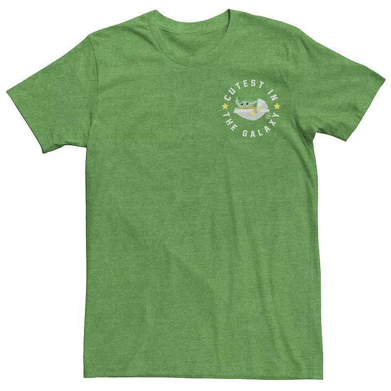 Men's Star Wars The Mandalorian The Child Cutest Tee, Size: XXL, Kelly Grey Product Image