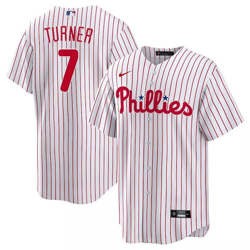 Nike Men's MLB Philadelphia Phillies (Trea Turner) Replica Baseball Jersey Product Image