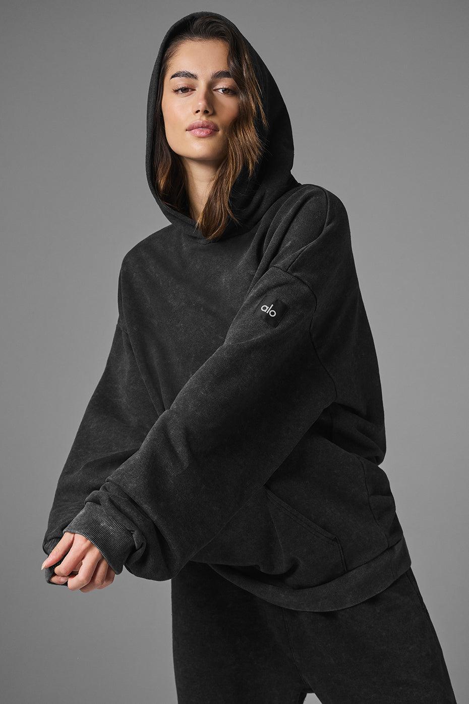 Chill Vintage Wash Hoodie - Black Wash Product Image