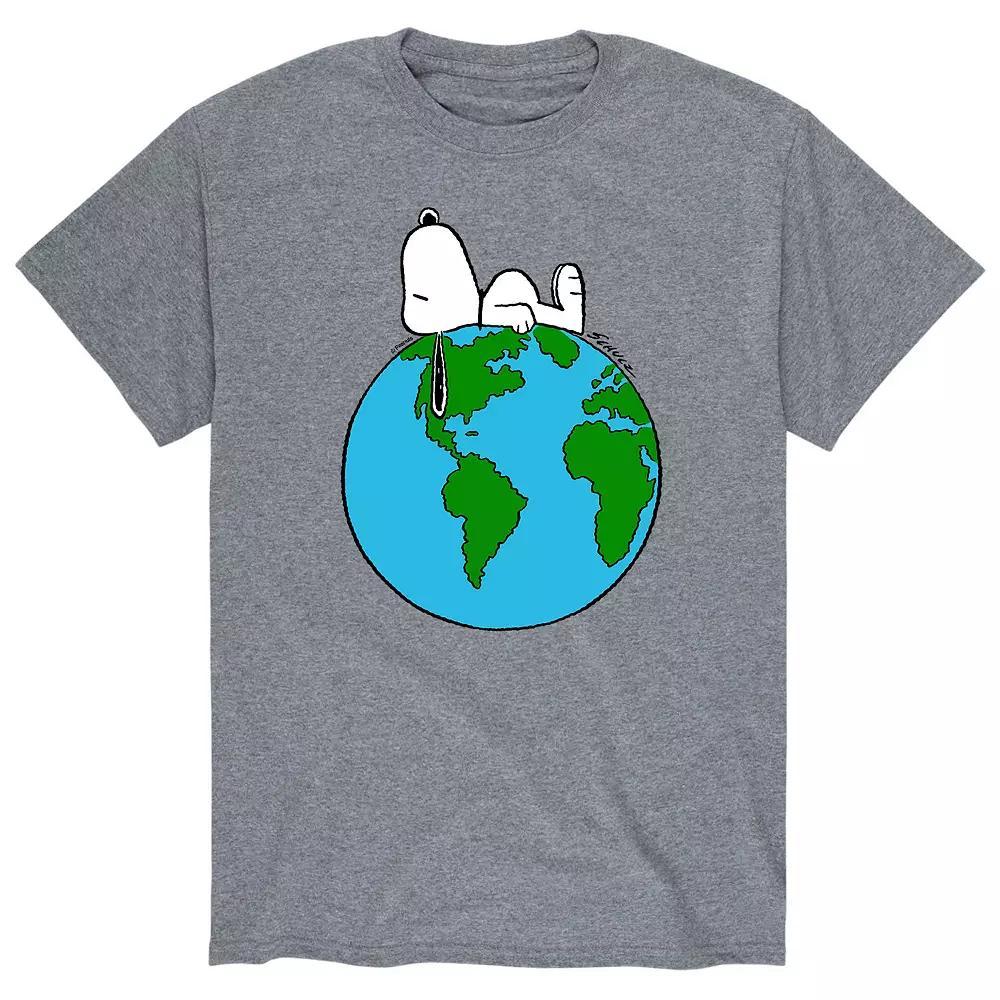 Mens Peanuts Top of The World Tee Product Image