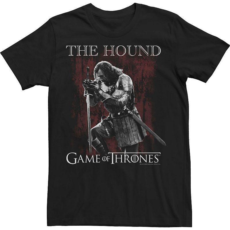 Men's Game Of Thrones The Hound Portrait Tee, Size: XXL, Black Product Image