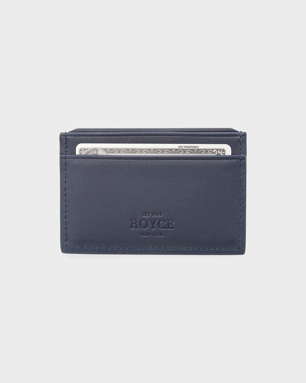 Womens RFID-Blocking Leather Card Case Product Image