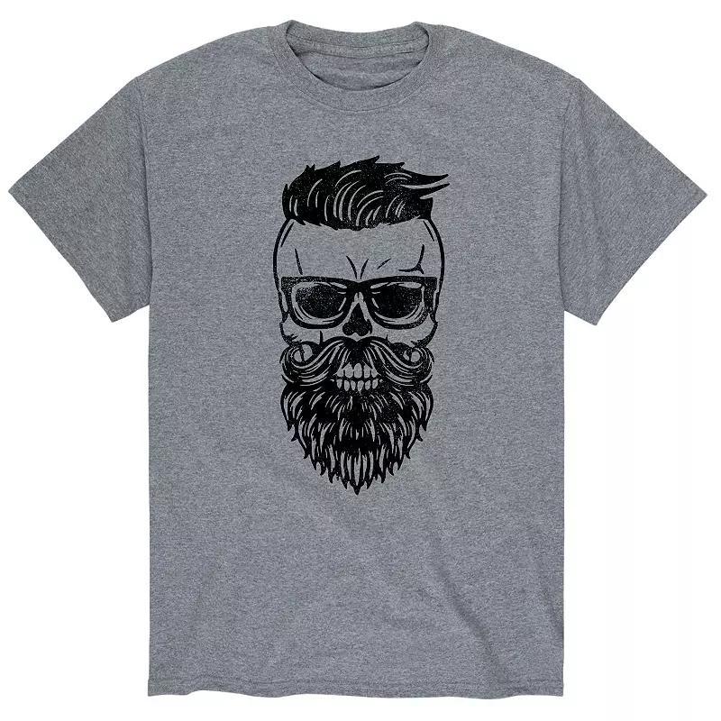 Mens Bearded Skull Dude Tee Product Image