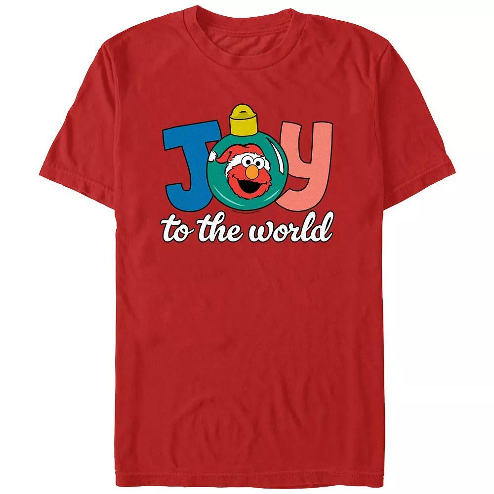 Men's Sesame Street Elmo Joy To The World Graphic Tee, Size: XXL, Red Product Image