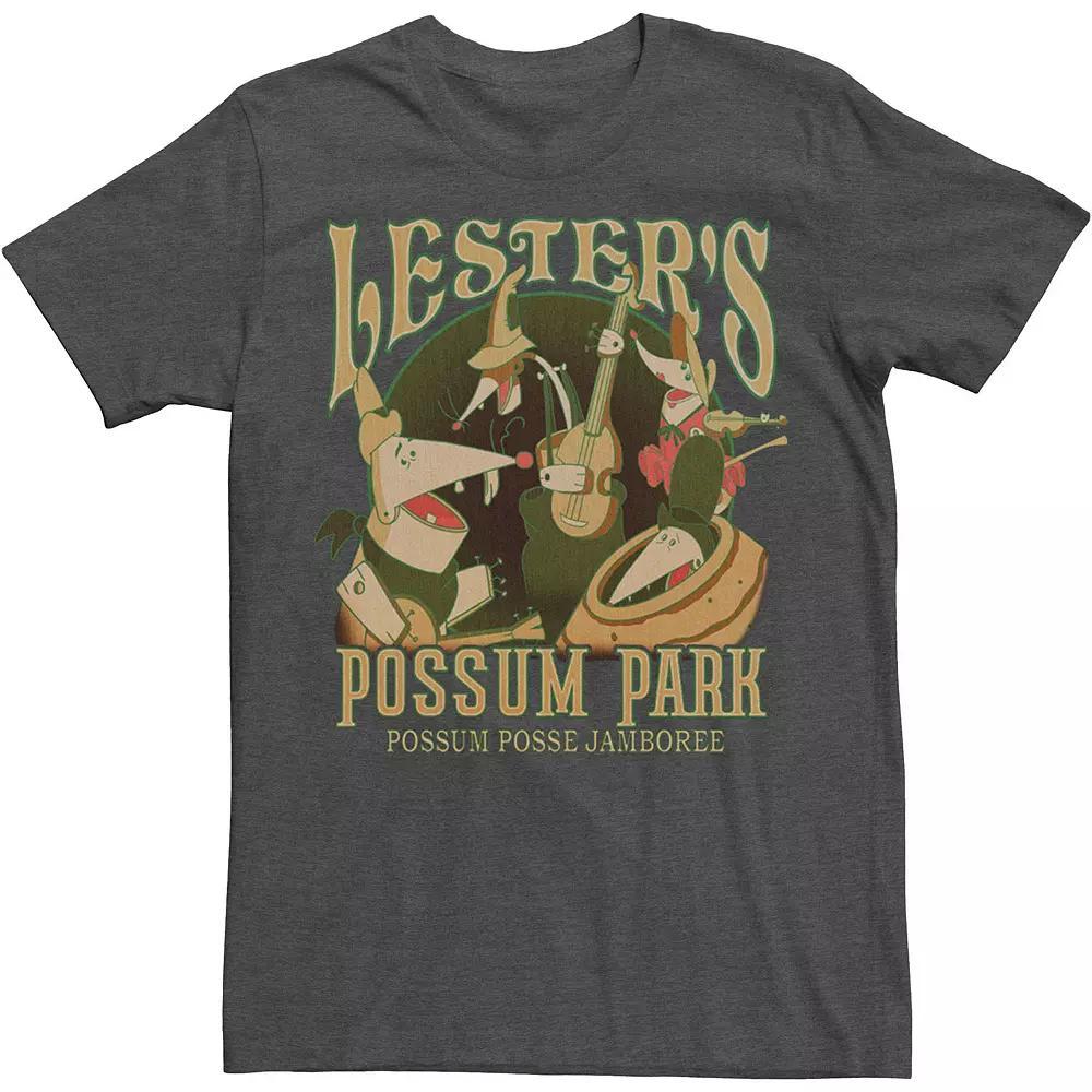 Big & Tall Disney Princess Live Your Dream Poster Tee, Men's, Size: 3XL, Grey Heather Product Image