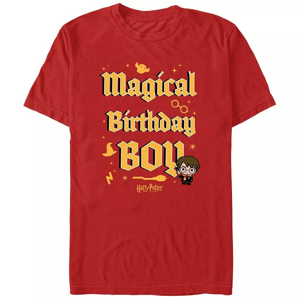 Men's Harry Potter Magical Birthday Boy Graphic Tee, Size: Medium, Royal Product Image