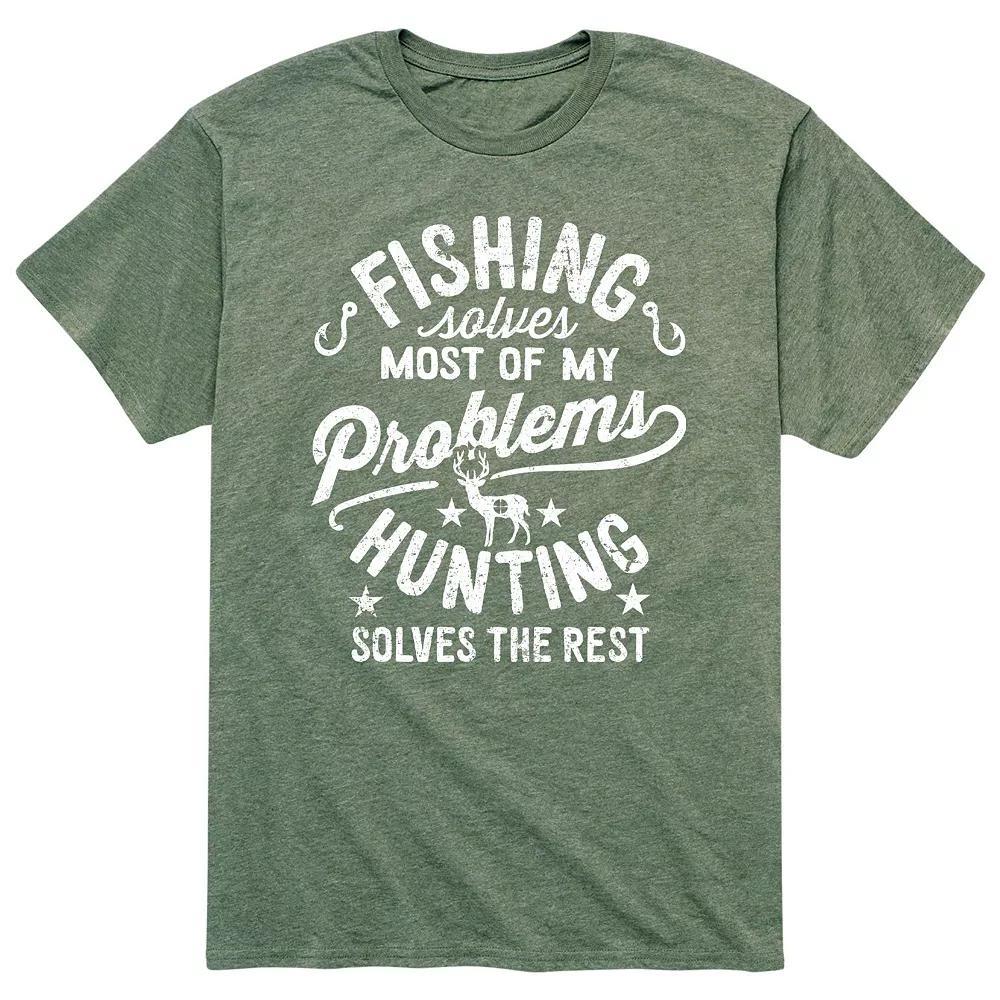Mens Fishing Solves My Problems Tee Product Image