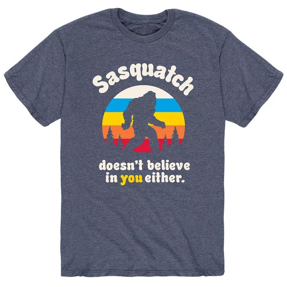 Men's Sasquatch Doesn't Tee, Size: Small, Grey Blue Product Image