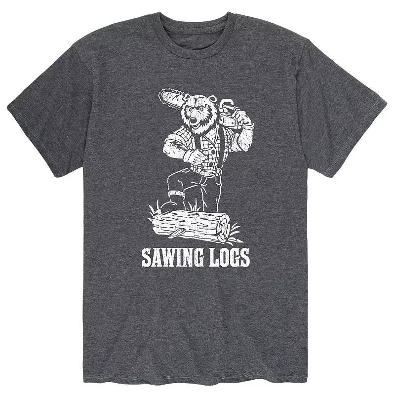 Mens Sawing Logs Tee Product Image
