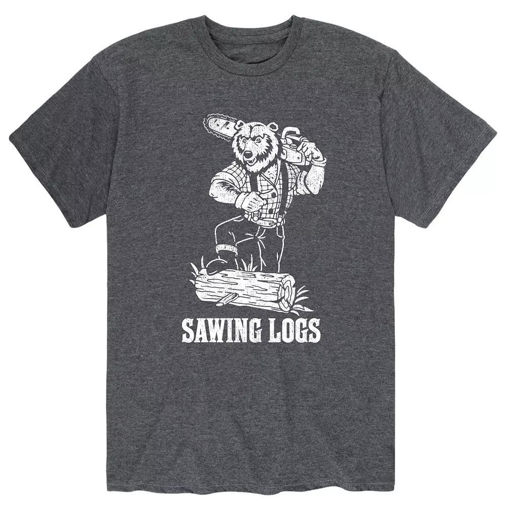 Mens Sawing Logs Tee Product Image