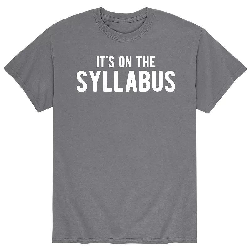 Mens Its On The Syllabus Tee Product Image