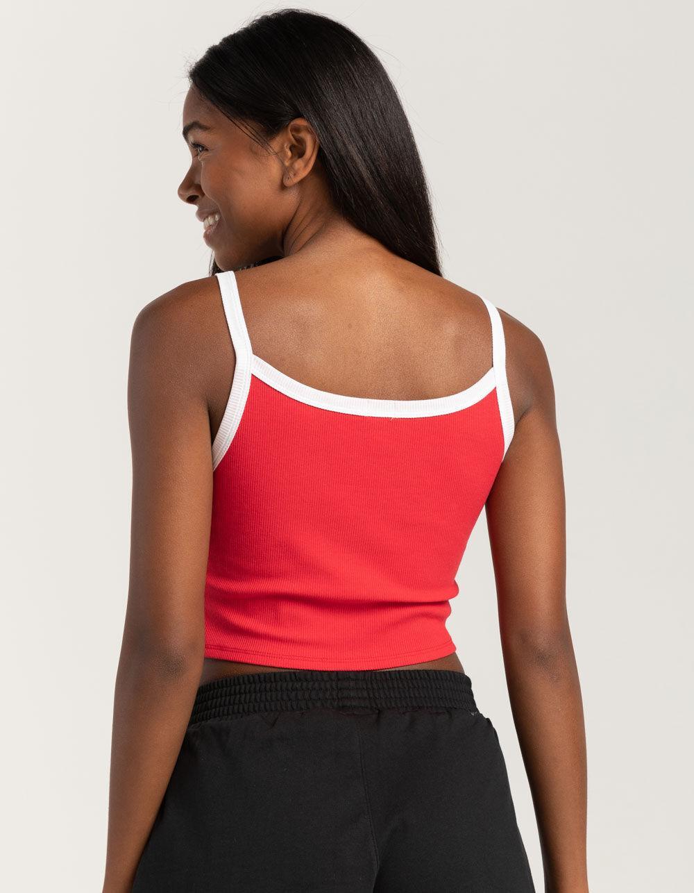TILLYS Womens Ringer Tank Top - GRAY COMBO Product Image