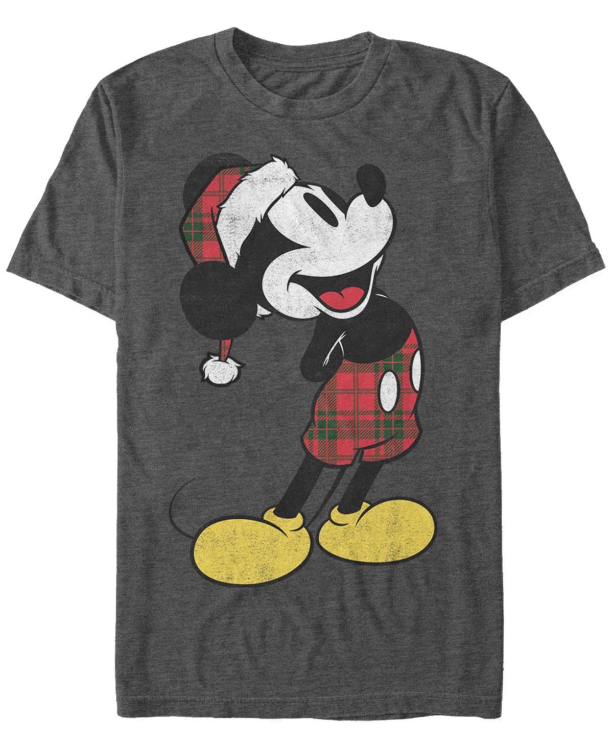Disney's Mickey Mouse Christmas Outfit Men's Tee, Size: Large, Grey Heather Product Image