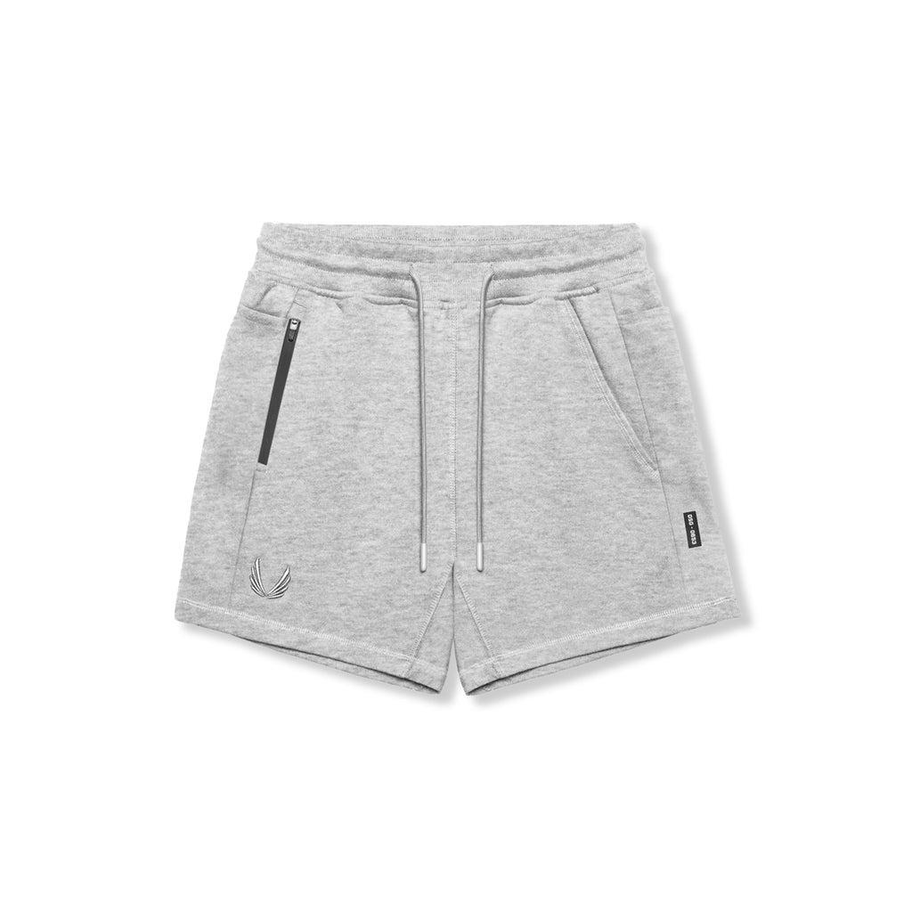 0867. Tech-Terry™ Sidelock Sweat Short - Heather Grey Product Image