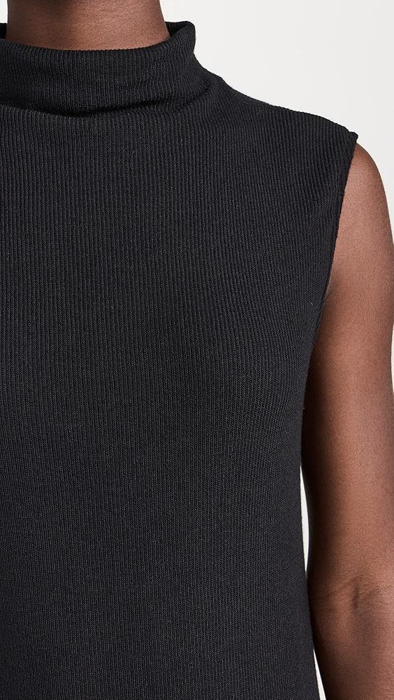 Enza Costa Sleeveless Knit Turtleneck Dress | Shopbop Product Image