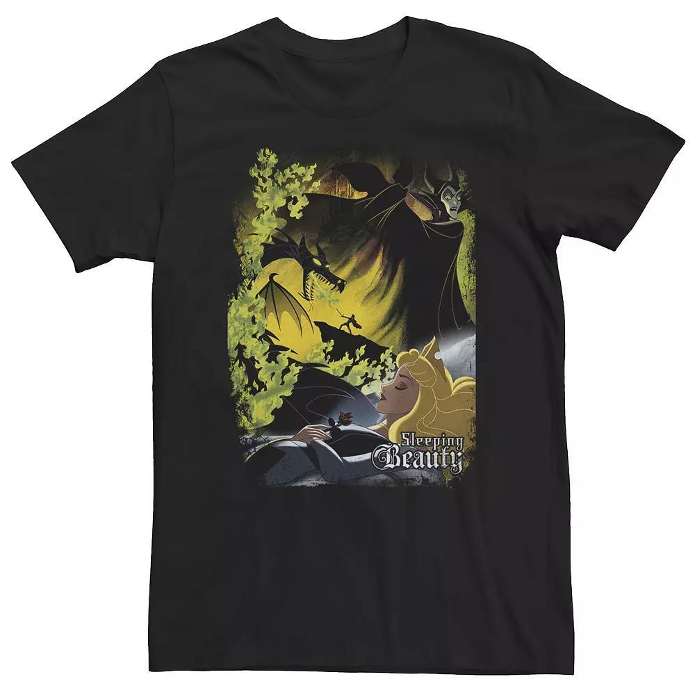Big & Tall Disney Sleeping Beauty Poster Tee, Men's, Size: XL Tall, Black Product Image