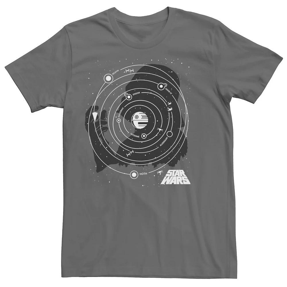Men's Star Wars Han And Luke Disguised Graphic Tee, Size: Medium, Royal Grey Product Image