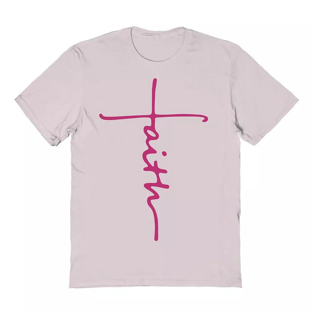 Men's Faith Easter Graphic Tee, Size: XXL, Ice Grey Product Image